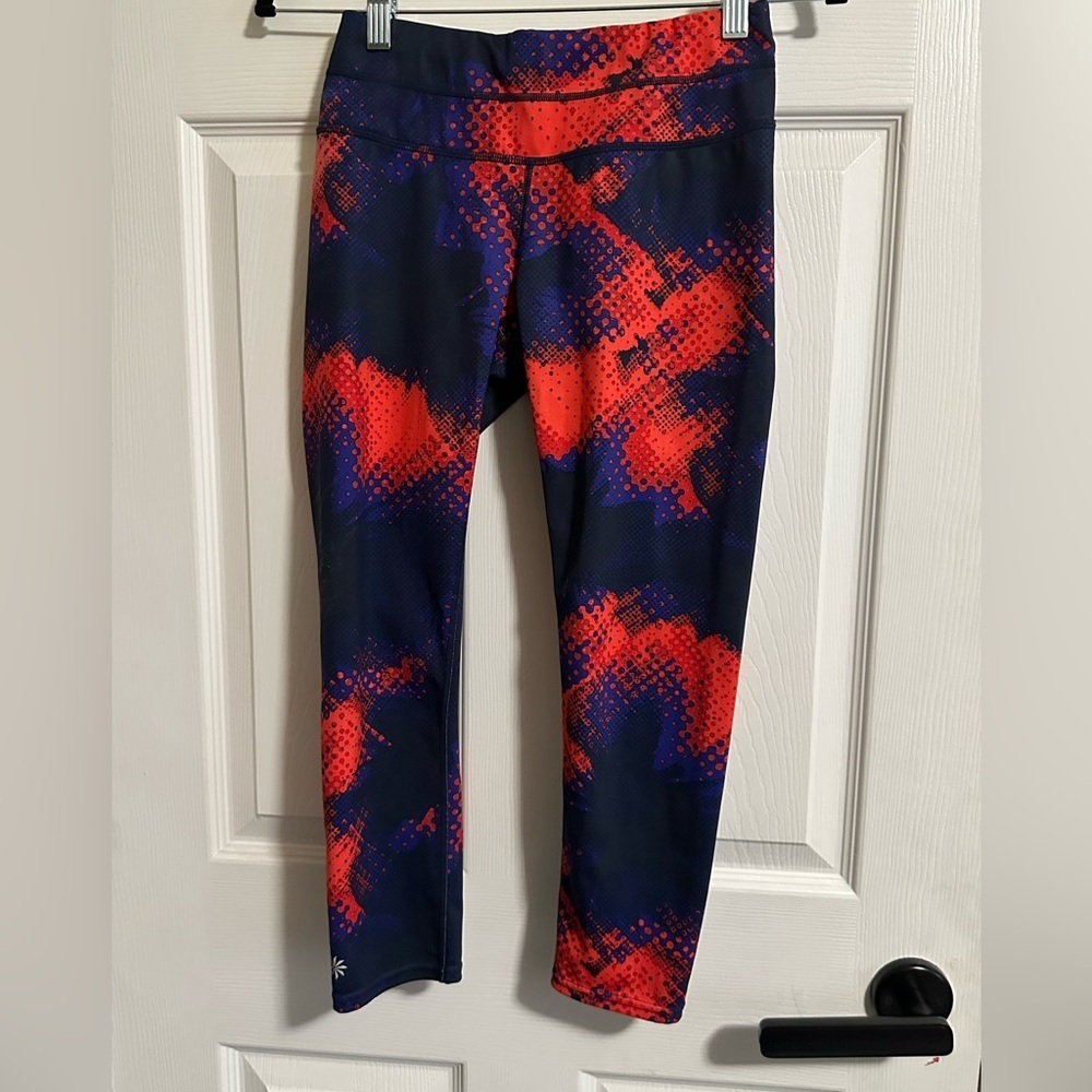 Athleta Electro Sonar Capri #152878-02 size XS